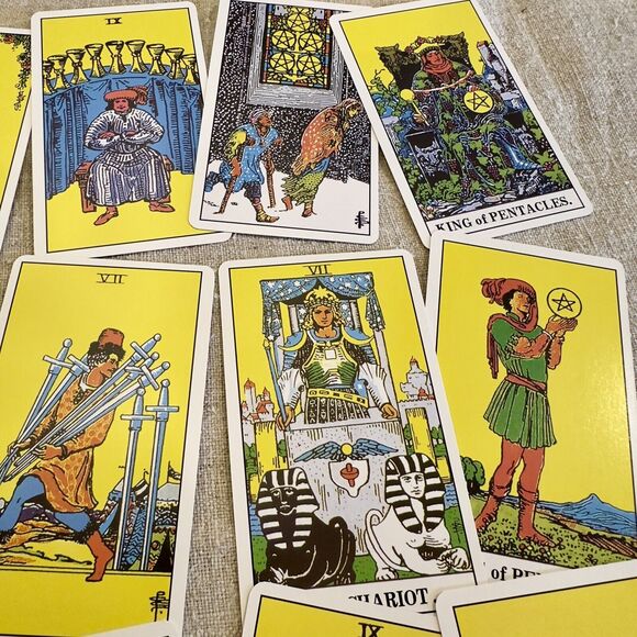 Original size tarot cards deck 3"x 5" 78 Cards Radiant Wise Spirit Tarot Pouch - Picture 14 of 16